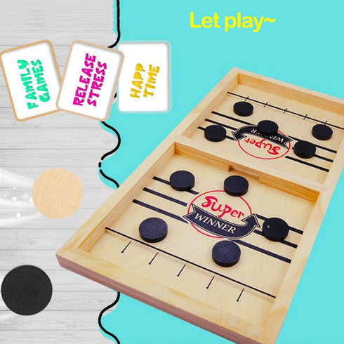 Fast Sling Puck Game,Sling Puck Game, Sling Board Games Toy,Paced Winner Board Games Toys for Kids & Adults...