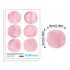 Pink Polka Dot Wall Decals 36pcs Watercolor Dots Wall Sticker for Kids, Baby Girls, Teens, and Nursery Room (6 Sheets) - Each Dot: 2.36 x 2.36 inc...