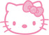 CHROMA 001122 Cling Bling 'Hello Kitty' Decal Pink, 4" x 5"...