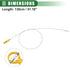 Motoforti Engine Oil Dipstick Indicator, Oil Dipstick Replacement, for Chevrolet Express 2003-2014, Metal Plastic, Yellow...