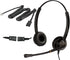 Corded RJ9 Telephone Headset with Microphone Noise Cancelling Compatible with Polycom Avaya Fanvil AudioCodes ShoreTel Nortel Norstar Zultys Toshi...