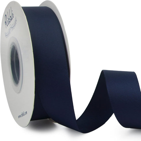 Ribbli Navy Grosgrain Ribbon, 1 inches x Continuous 25 Yards,Use for Bows DIY Hair Accessories,Gift Wrapping,Craft and Sewing...