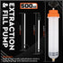 HORUSDY 500CC Fluid Extractor Automotive, Oil Extractor/Oil Syringe, Fluid Syringe Pump Manual Suction Vacuum Fuel Car Transfer...