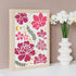 Peony Cherry Blossoms Stencil 11.7×8.3inch Blooming Peony Sakura Stencils with Paint Brush Nature Flower Moon Star Templates for Wood Canvas Paper...
