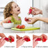 Strawberry Huller Fruit Slicer Set, Berry Stem Leaves Huller Gem Remover Removal Fruit Peeling Tool Kitchen Gadgets Corer Easy for Remove Strawber...
