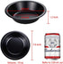 Webake Mini Pie Pans 5 Inch Pie Tins, 4 Pack Nonstick Round Bread and Meat Bakeware for Oven and Instant Pot Baking - Black...