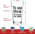 To Dad From the Reasons You Drink Funny Dad Beer Glass -16 oz USA MADE Glass - Best Dad Ever- New Dad Beer Glass Valentine's Day Gift- Affordable ...
