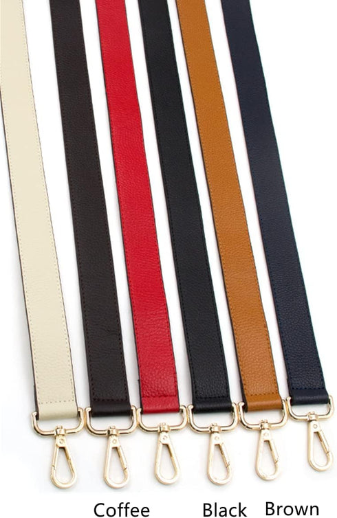 ESUPPORT Purse Straps Replacement Leather Handbags Shoulder Bag Wallet DIY 24.80 Inch Long (Black)...