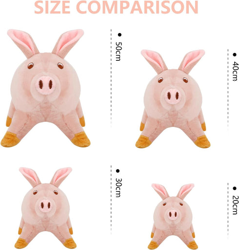 Stuffed Animal Piggy - Piglet Plush Toy - 9.8 Inches Length...