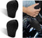 2 PCS Car Silky Smooth Gear Shift Head Cover, Elastic Anti-Stretch Silicone Open Gear Knob Decorative Protective Cover, Modification Replacement A...