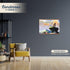 Landmass 24” Wide Magnetic Poster Hanger Frame - Wall Hanging Wooden Frame For Posters, Prints, Photos, Pictures, and Artwork - Wood Frame For Scr...
