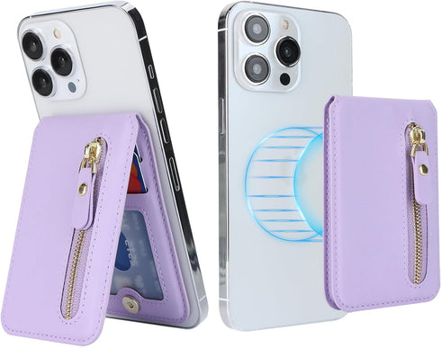 Cavor for Magsafe Wallet,for Apple Magsafe Wallet with Adjustable Stand?Magnetic Wallet for iPhone 14 Pro Max/14 Pro/15/14 Plus/13/12,Magsafe Card...