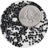 beadsland Crystal Hotfix Rhinestone,Machine Cut Stone 1440pcs/pkg (Black,SS10/3mm)...
