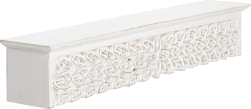 Fetco Habitat Fetco Gaudin White 30-in. Decorative Shelf...