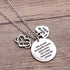 Melix Home Aunt Necklace Auntie Gift I Love You Charm Gifts for Aunts From Niece Nephew...