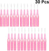 EXCEART 30PCS Interdental Brush Toothpick Tooth Flossing Head Oral Dental Hygiene Brush Tooth Cleaning Tool (Pink 0.6mm)...