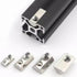 M6 Roll in T-Nut with Ball Spring, Carbon Steel Roll in T-Nuts, T Slot Accessories for 2020 Series Aluminum Extrusion Profile Rail, Pack of 20...