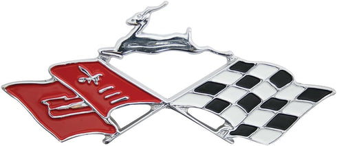 KC4525 Impala Die Cast Rear Quarter Panel Emblem (Chevrolet 1961), Silver...