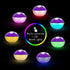 Floating Pool Speakers with Colorful Lights, Bluetooth Wireless Pool Speaker Floatable IP68 Waterproof, Built-in Mic, Crystal Clear Sound Pool Spe...