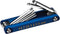 Performance Tool 20148 Metric Long Arm Hex Key Set - Chrome Vanadium Steel for Strength and Durability with Ball Ends and Anodized Aluminum Handle...