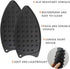 2 Pcs Silicone Iron Rest Pad, Silicone Iron Rest Pads, Silicone Iron Rest Pads Multipurpose Iron Hot Resistant Mat for Flat Irons, Ironing Board-B...