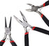 8PCS/Set Jewelry Making Tool Kits Pliers Set, Round Nose Pliers, Side Cutting Pliers, Wire Cutter, Scissor, Beading Tweezers, Hook Pulling Needle,...