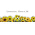 allydrew Landscape Floral Metallic Gold Foil Washi Tape, 30mm x 3M, Yellow Sunflowers...