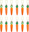 12 Pcs DIY Carrots Craft Ornament Hanging Pendant Decorations - Easter Gift for Decoration & Party Supplies...