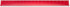 Alumicolor 12-inch Aluminum Engineer Hollow Scale for School, Office, Art and Drafting, 12IN, Red...