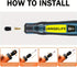 Cordless Rotary Tool Kit 3.6V, Comes with 41 Accessories, USB Charging Cord, 3-Speed Adjustable for Drilling, Cutting, Sanding, Engraving, Polishi...