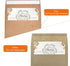 A1 Small Envelope - Mini Brown Kraft Paper Envelopes| Self Sealing |Perfect sized envelopes for personalize gift cards, wedding envelopes or Birth...