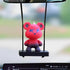 Rear View Mirror Hanging Accessories of Swinging Bear Cool Swinging Bear Car Hanging Ornament Pendant Interior Rearview Mirror Decoration (red Bea...