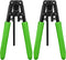 ?2pcs?green Fiber optic Drop stripper for 3.0 mm x 2.0 mm fiber optic cable stripper FTTH cold joint tool Leather wire stripper Fiber optic stripp...