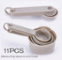 11PCS Measuring Spoons and Measuring Cups Set, Stackable Cups and Spoons, Nesting Cups Spoons for Cooking Baking Supplies, Kitchen Gadgets Essenti...