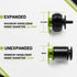 JRC Components Aluminum Handlebar Bike Bar End Plugs for Bicycles | Pack of 2 Handlebar Plugs - Bike Bar End Grips | Mountain Bike Bar End Caps fo...