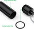 Small Keychain Pill Container(5 Pack), Portable Travel Pill Box Waterproof Metal Pill Case Keychain Mini Medicine Bottle Holder for Purse with Key...