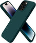 ORNARTO Compatible with iPhone 14 Pro Max Case 6.7, Slim Liquid Silicone 3 Layers Full Covered Soft Gel Rubber Phone Case Protective Cover with Mi...