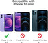 JETech Privacy Full Coverage Screen Protector for iPhone 12 mini 5.4-Inch, Anti-Spy Tempered Glass Film, Edge to Edge Protection Case-Friendly, 2-...