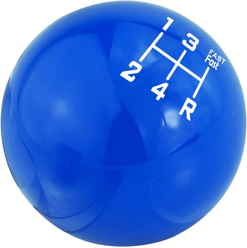Lunsom 5 Speed Shift Knob, Ball Gear Shifting Stick Lever Knobs Fast Gear Shifter Handle Fit Most Manual Automatic Car Transmission (Blue)...