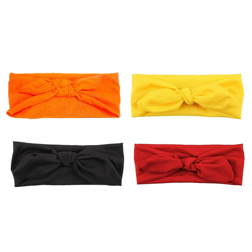 4PCS Women Elastic Bow Hairband Adult Turban Knotted Bunny Ears Headband Headdress Hair Accessories Headwrap...