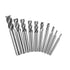 8PCS/9PCS/10PCS End Mills 4 Flutes HSS CNC Cutting Tool Set 1/16" - 1/2" for Wood Aluminum Steel Milling (10-Piece Set)...