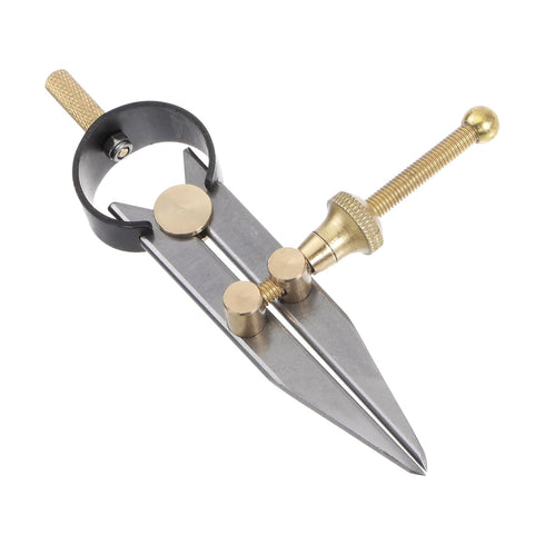 Spring Joint Caliper 3 inch / 75mm Steel Spring Divider Caliper with Brass Fulcrum for Metalworking Geometry Drawing Woodworking, Flat Leg...