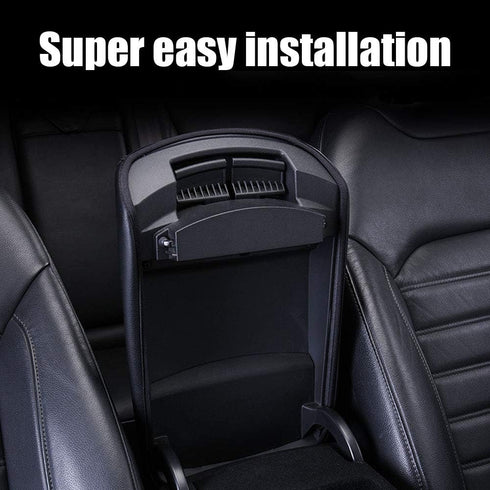 XITER Car Armrest Cover Saver, 1 Pc Center Console Leather Pad Fit for Edge 2015-2024, Central Console Armrest Box Protector Interior Accessories ...