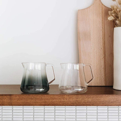 Fellow Mighty Small Glass Carafe - Manual Pour Over Coffee Beaker and Tea Steeper, Borosilicate Glass Decanter, 16.9 oz Clear Container...