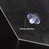 ANCIRS 30 Pack 20mm Suction Cups for Glass Table Tops, Rubber Transparent Anti-Collision Sucker Pad Without Hooks for Home Decoration...