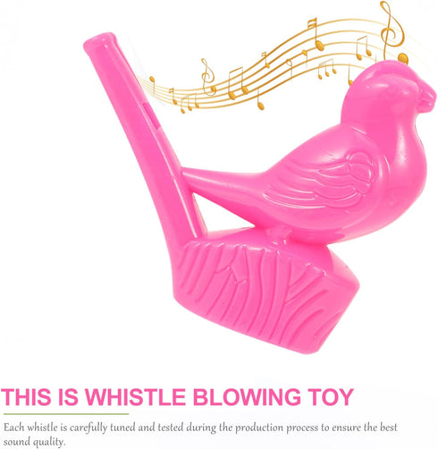 Toddmomy Plastic Whistle Plastic Bird Whistle 16Pcs Water Bird Whistle Water Warbler Whistle Party Whistles Musical Instrument Toy Noisemaker Toy ...