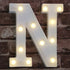 Pooqla LED Marquee Letter Lights Sign, Light Up Alphabet Letter for Home Party Wedding Decoration N...