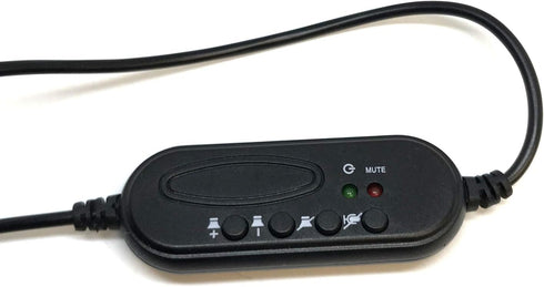 TFD Supplies Wholesale Stereo USB Headphones with Microphone for Gaming, Students, and More...
