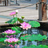 11Pcs Artificial Floating Plants Water Lily Lotus Flower and Leaves Pads for Home Garden Ponds Pool Aquarium Fish Tank Landscape Decoration...