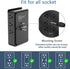 Multiple Plug Outlet Extender Nikleb, Surge Protector 12 Outlets, Plug Extender with 4 USB Ports Shared 4.8A, Wall Outlet Covers with Phone Holder...